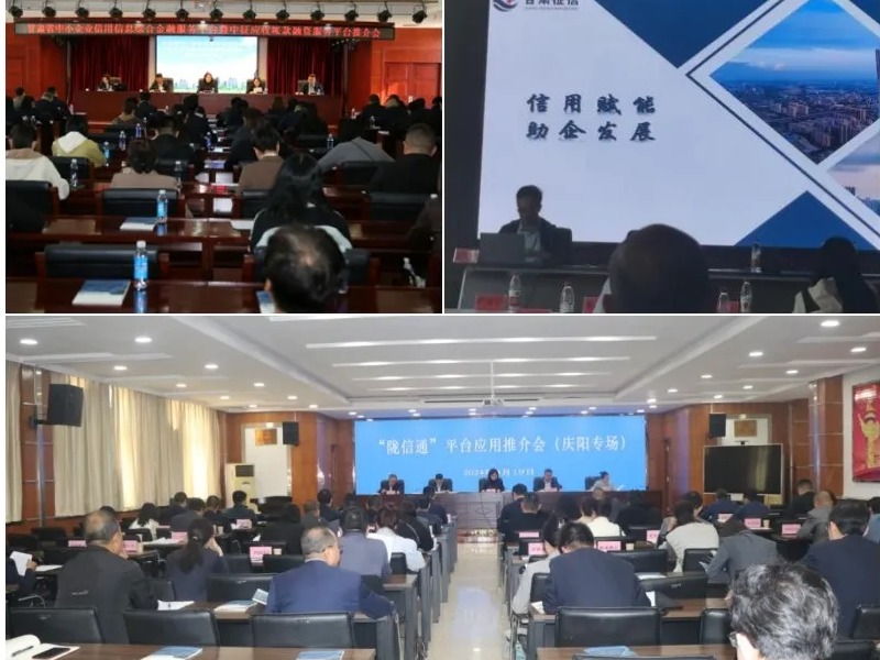 企業動態 | “隴信通”平臺深入市州園區開展推介活動